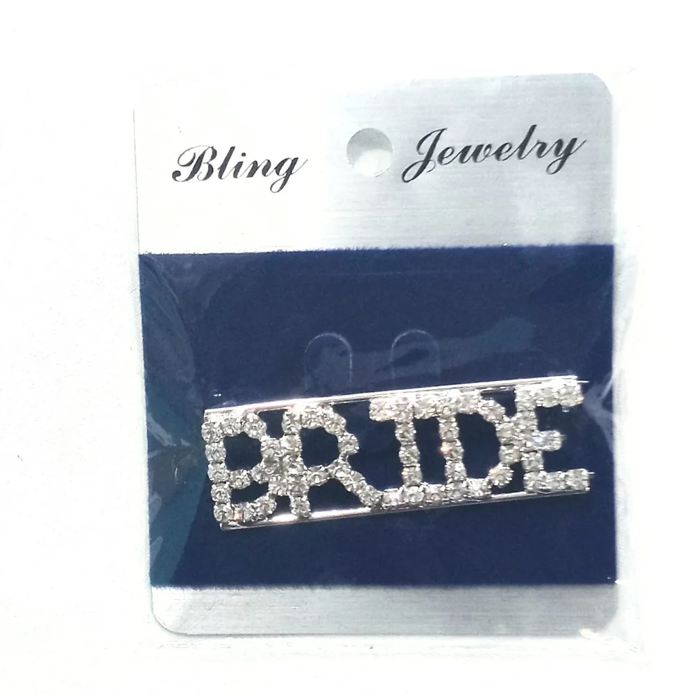 SOLD “BRIDE" Bachelorette Clothes Pin/Brooch - Picture 2 of 3